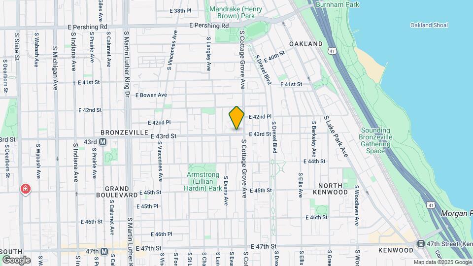 752 E 43rd St Map and Location Details