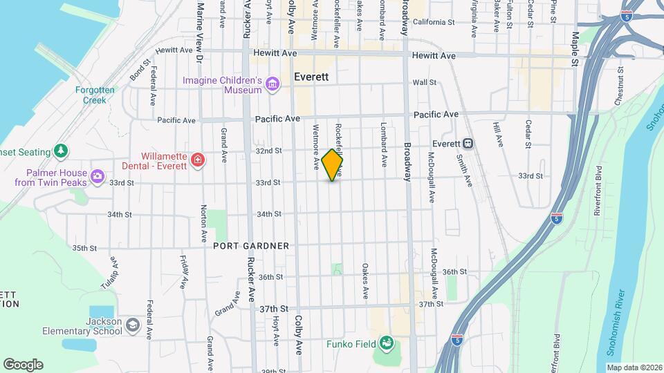 1714 33rd St Map and Location Details