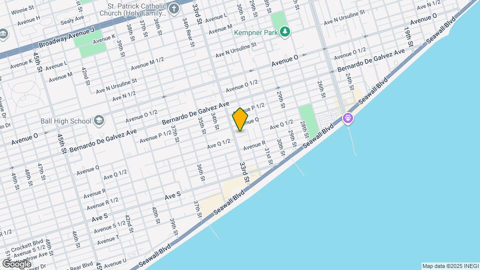 3218 Ave Q 1/2 Map and Location Details