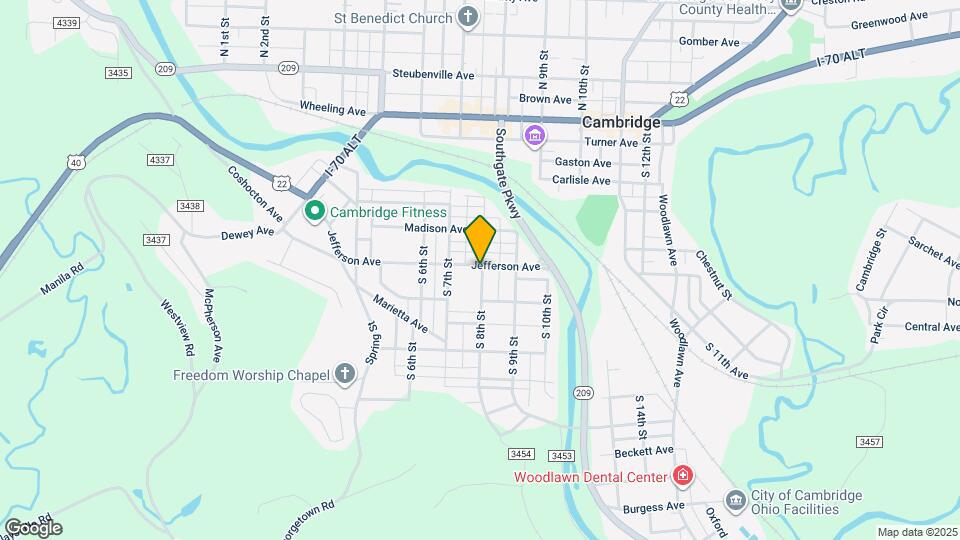 500 S 8th St Map and Location Details