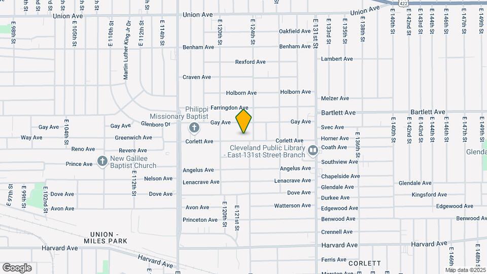 12207 Corlett Ave Map and Location Details