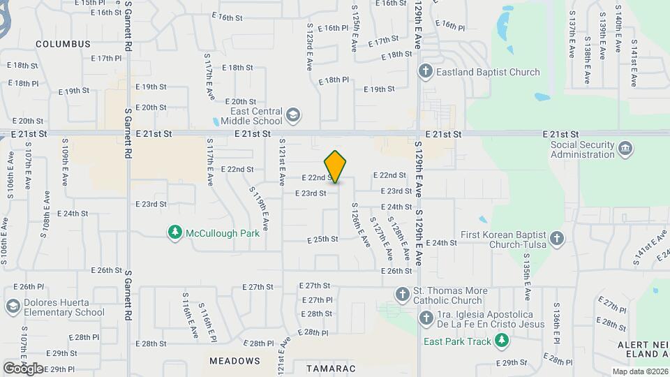 12173 E 23rd St Map and Location Details