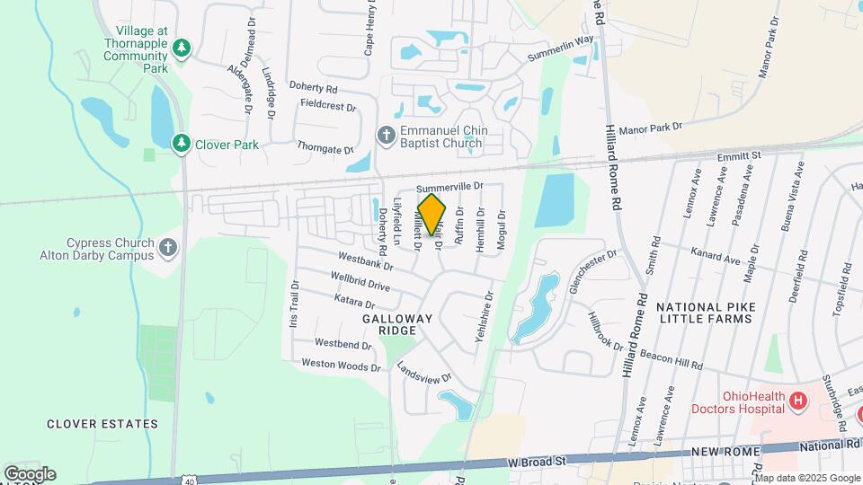 395 Belfair Dr Map and Location Details