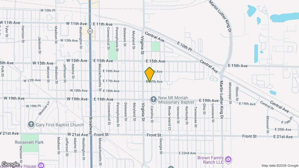 1712 Carolina St Map and Location Details