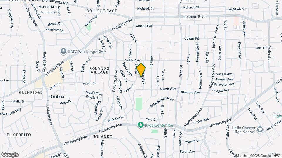 4558 Judson Way Map and Location Details