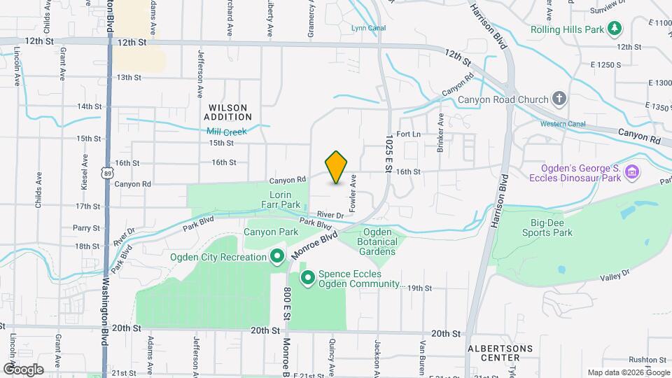 886 Wood St Map and Location Details