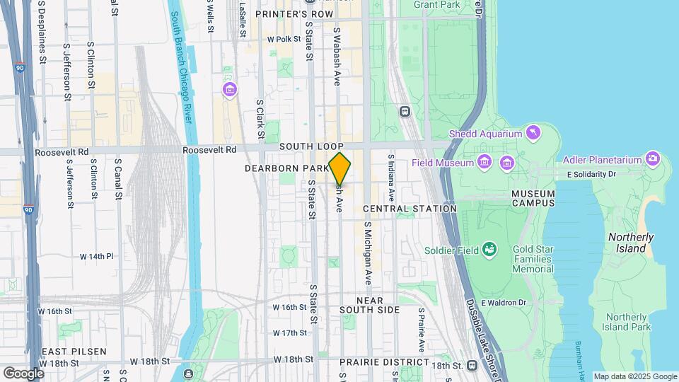 1314 S Wabash Ave, Unit 4 Map and Location Details
