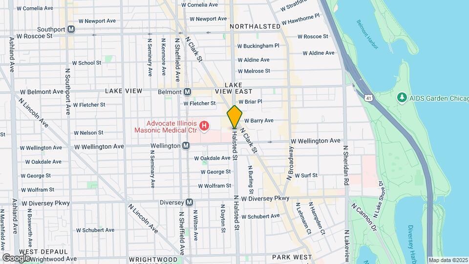 3028 N Halsted St Map and Location Details