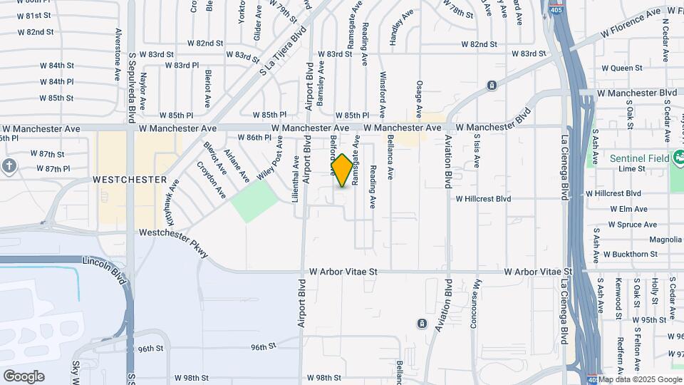 8808 Belford Ave Map and Location Details