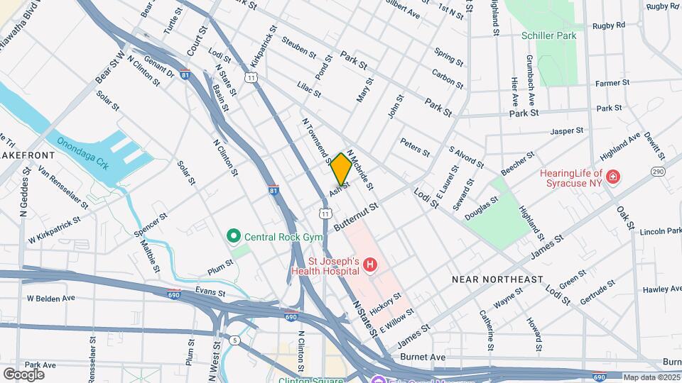 212 Ash St Mapa y Detalles de la Ubicación