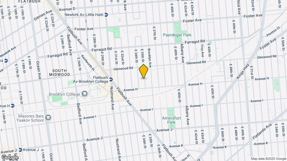 900 E 35th St Map and Location Details