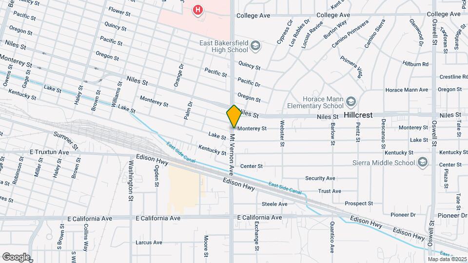 1121 Mount Vernon Ave Map and Location Details