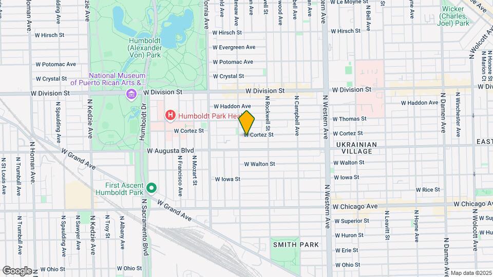 2647 W Cortez St Map and Location Details