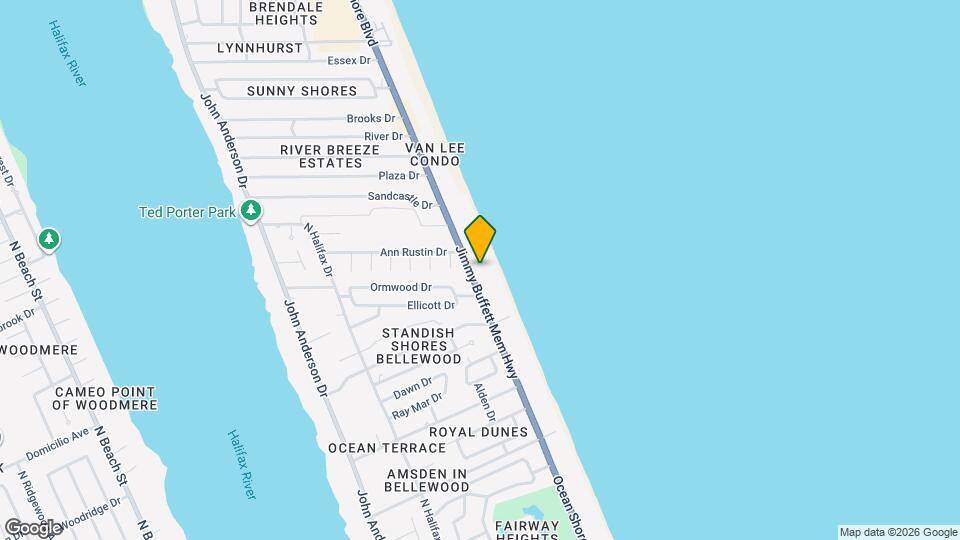 915 Ocean Shore Blvd Map and Location Details