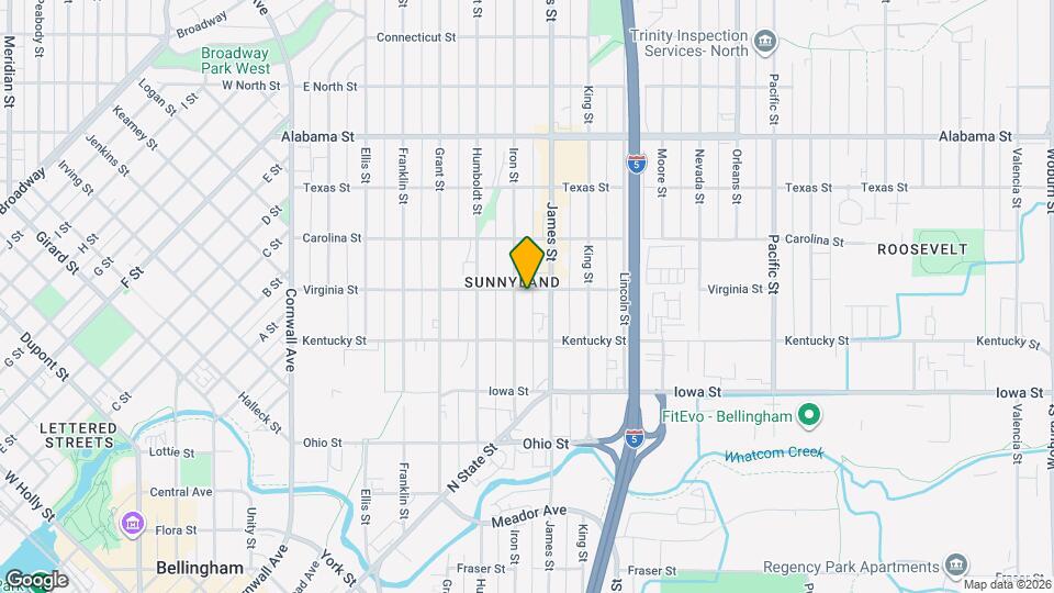 708 Virginia St Map and Location Details