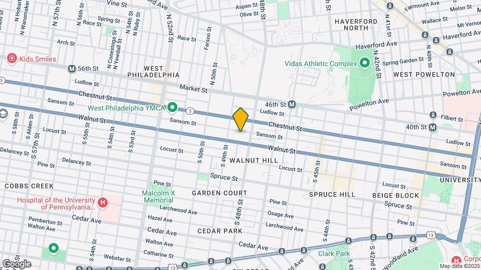 4824 Sansom St Map and Location Details