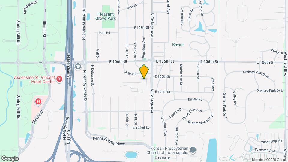 10409 Barmore Ave Map and Location Details