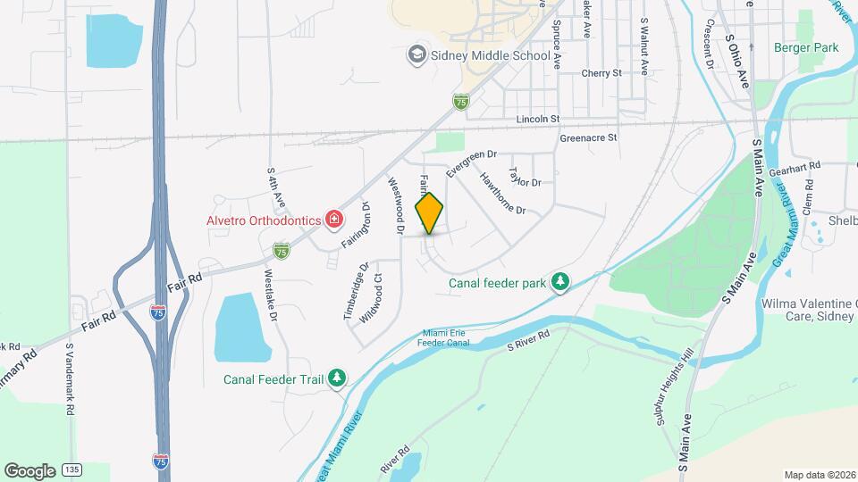 1539 Spruce Ave Map and Location Details