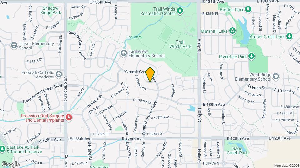 5278 E 130th Cir Map and Location Details