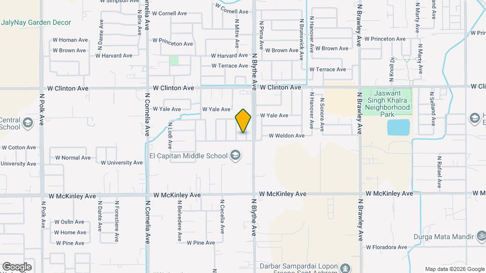 2219 N Mitre Ave Map and Location Details