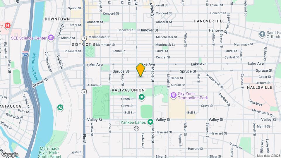 319 Cedar St Map and Location Details