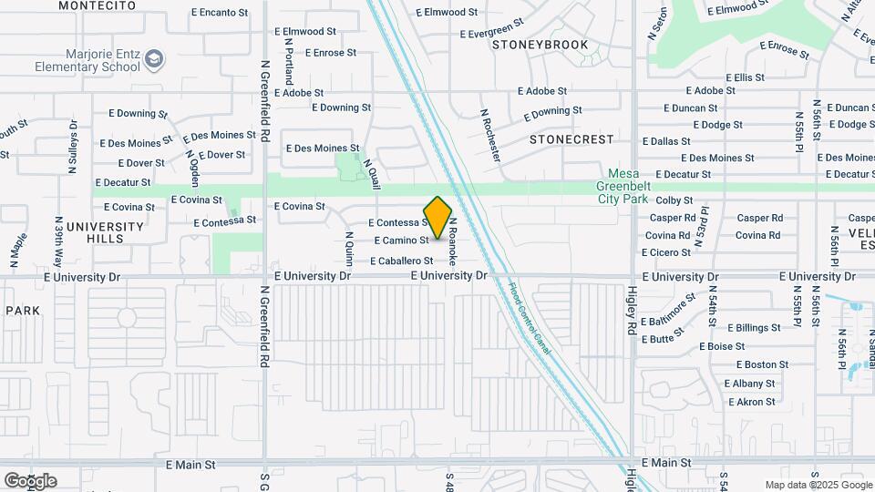 4745 E Camino St Map and Location Details
