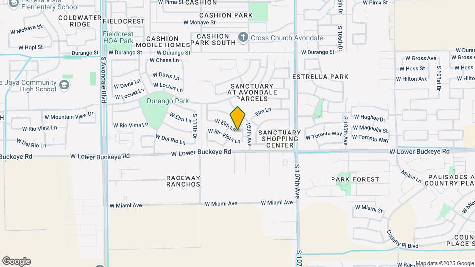 10959 W Elm Ln Map and Location Details