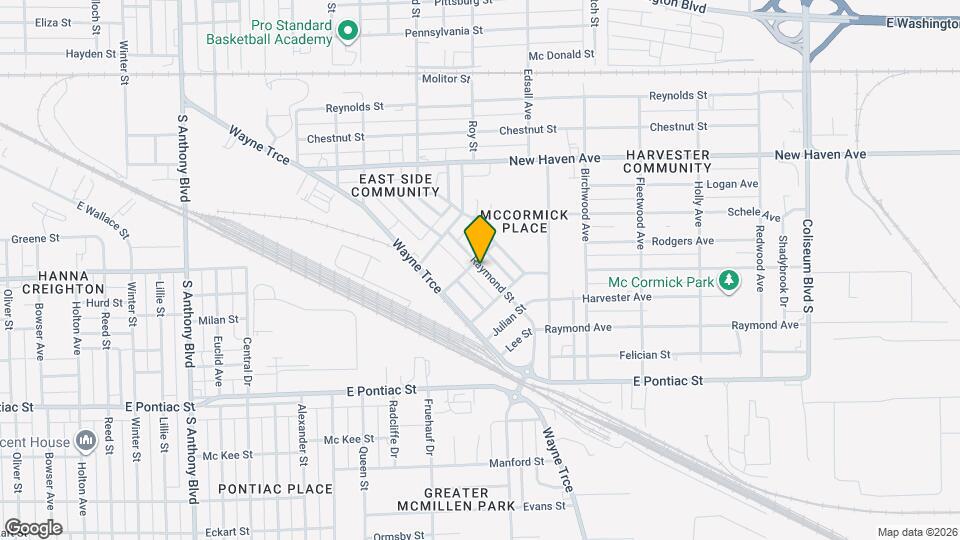 2828 Raymond St Mapa y Detalles de la Ubicación