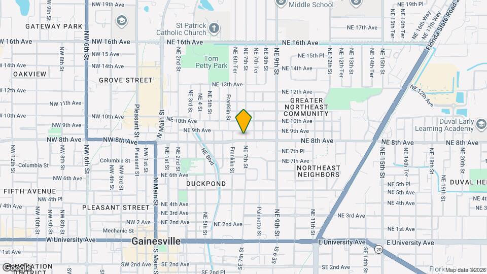 806 NE 7th St Map and Location Details