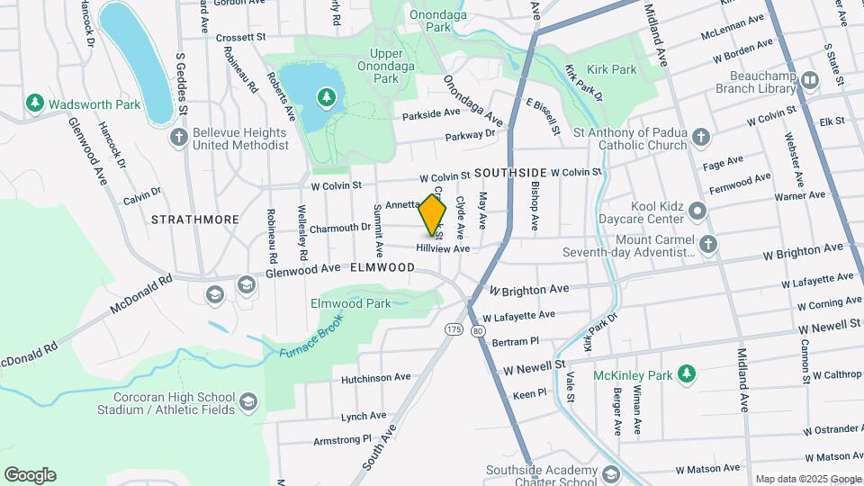 306 Hillview Ave Map and Location Details