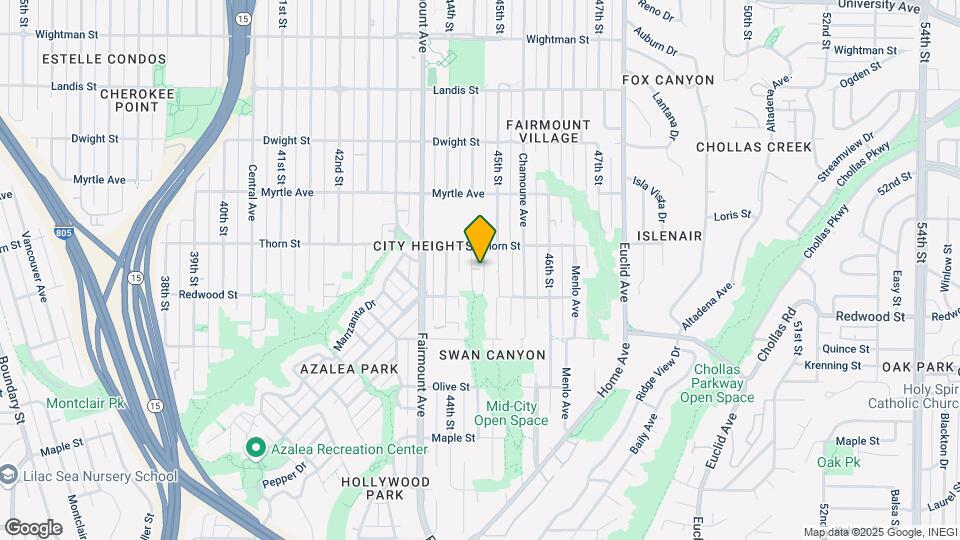 3205 Highland Ave Mapa y Detalles de la Ubicación