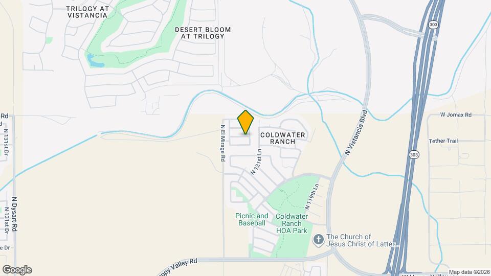 12219 W Tether Trl Map and Location Details