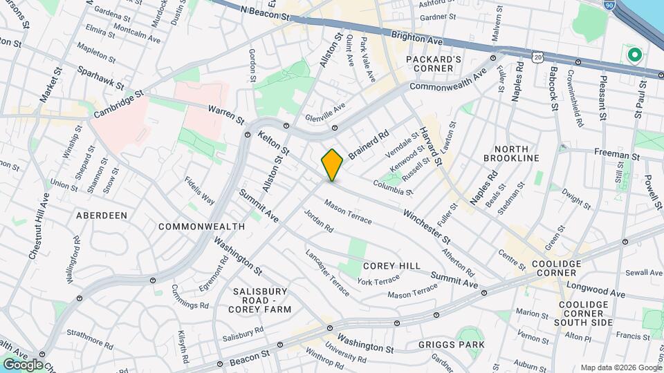 263 Kelton St Map and Location Details