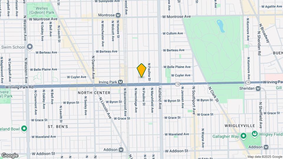 4015 N Hermitage Ave Mapa y Detalles de la Ubicación
