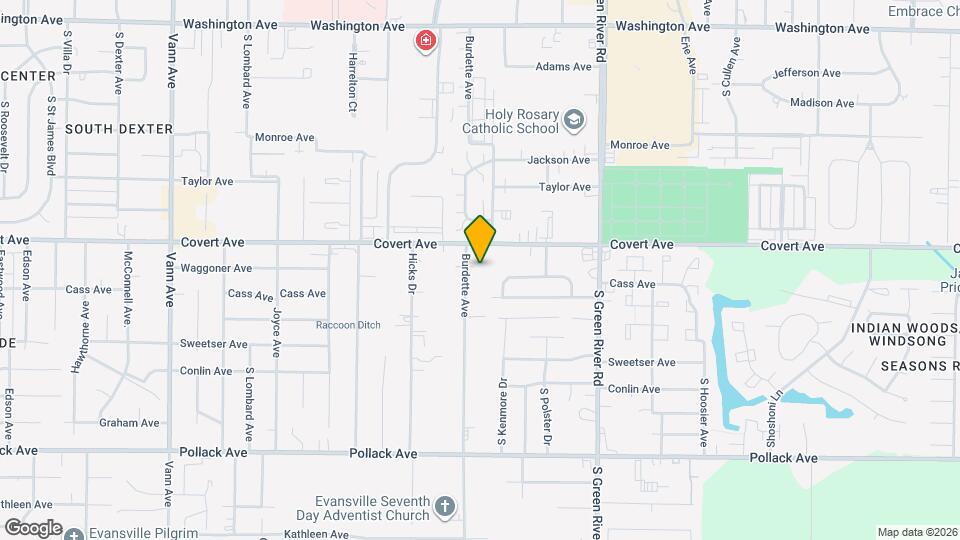 1620 Burdette Ave Map and Location Details