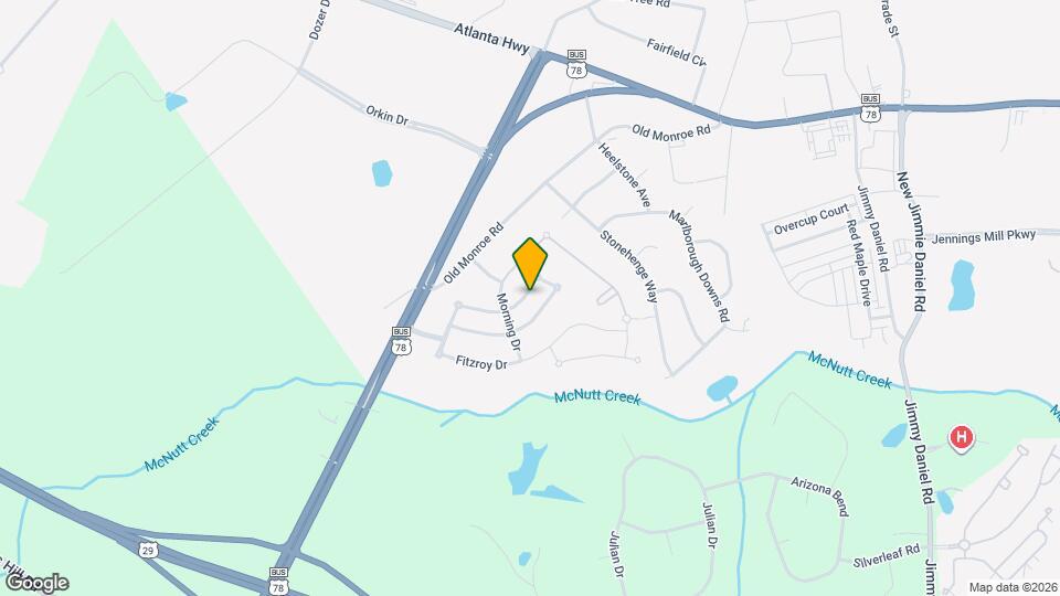 576 Greenlee Rd Map and Location Details