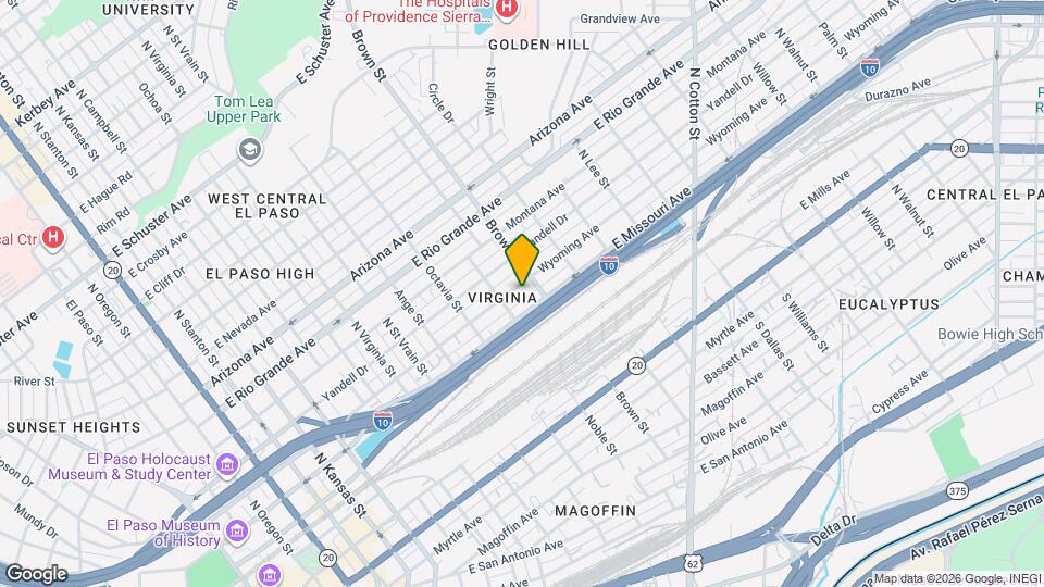 1218 Wyoming Ave, Unit #C Map and Location Details