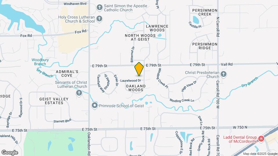 12164 Laurelwood Dr Map and Location Details