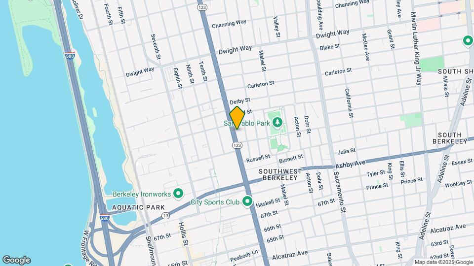 2801 San Pablo Ave Map and Location Details