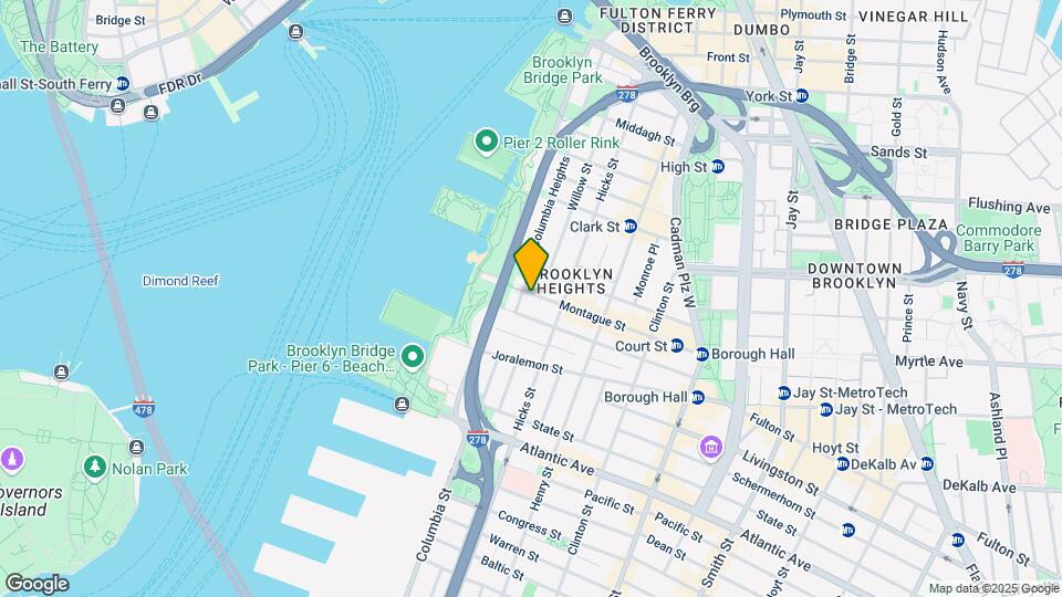 62 Montague St Mapa y Detalles de la Ubicación