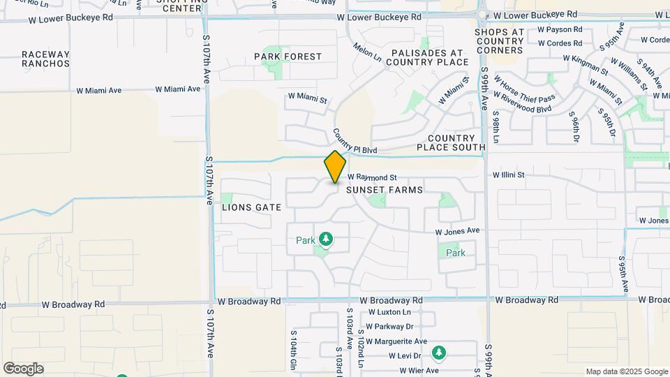 10342 W Illini St Map and Location Details