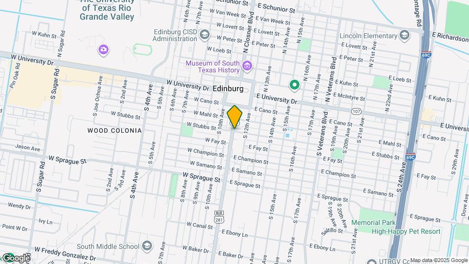 12 E Stubbs St Map and Location Details