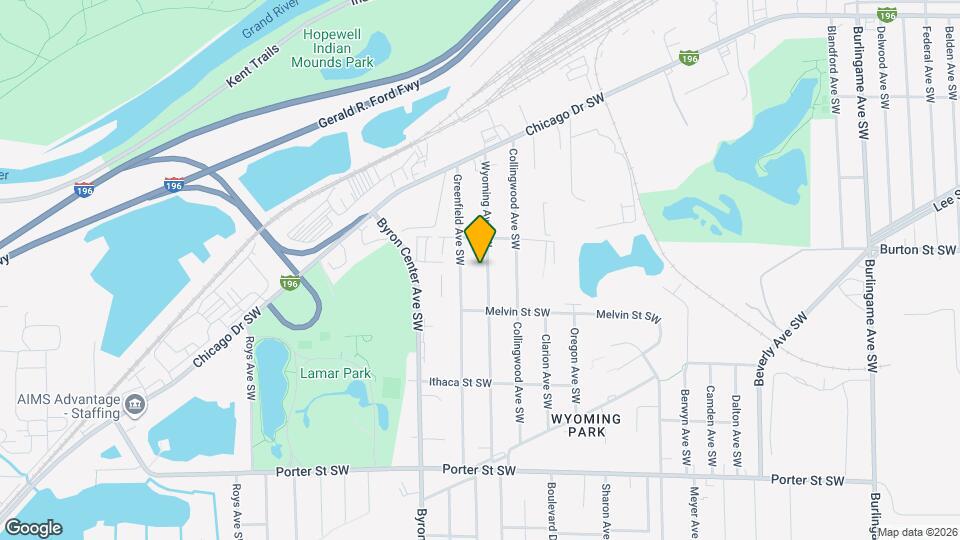 2031 Wyoming Ave SW Map and Location Details