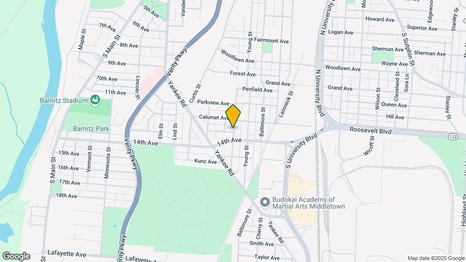 1227 Prospect Ave Mapa y Detalles de la Ubicación