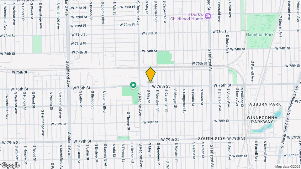 7549 S May St Map and Location Details