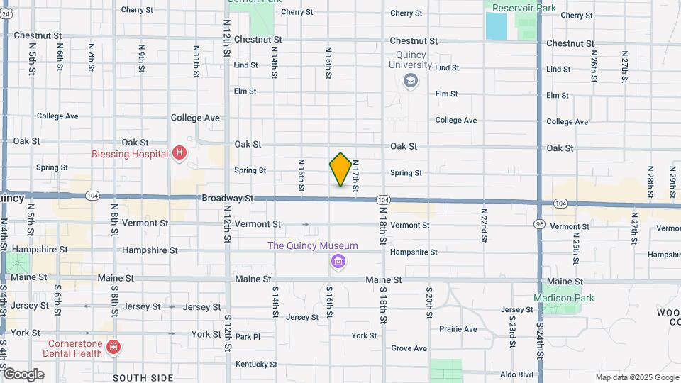 1615 Broadway St-Unit -1615 Broadway Apt #2 Map and Location Details