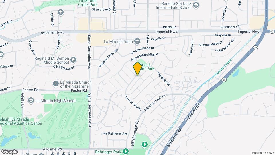 16073 Crestline Dr Map and Location Details