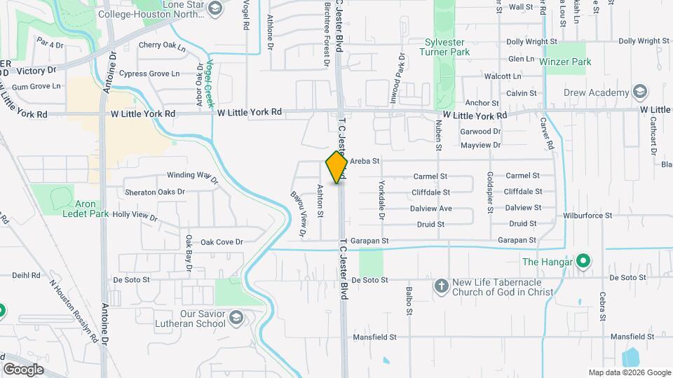 6607 W T C Jester Blvd Map and Location Details