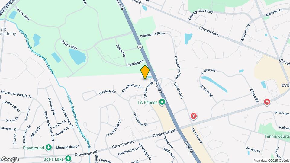 108 Woodhollow Dr Map and Location Details