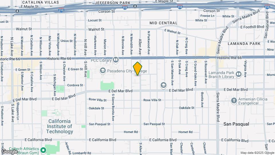 131 S Allen Ave Mapa y Detalles de la Ubicación